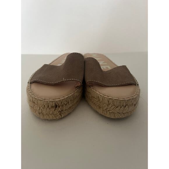 Manebi Women's Hamptons Double Sole Slides Sandal Slip-On Brown Size 40 (US 9) - Picture 4 of 13